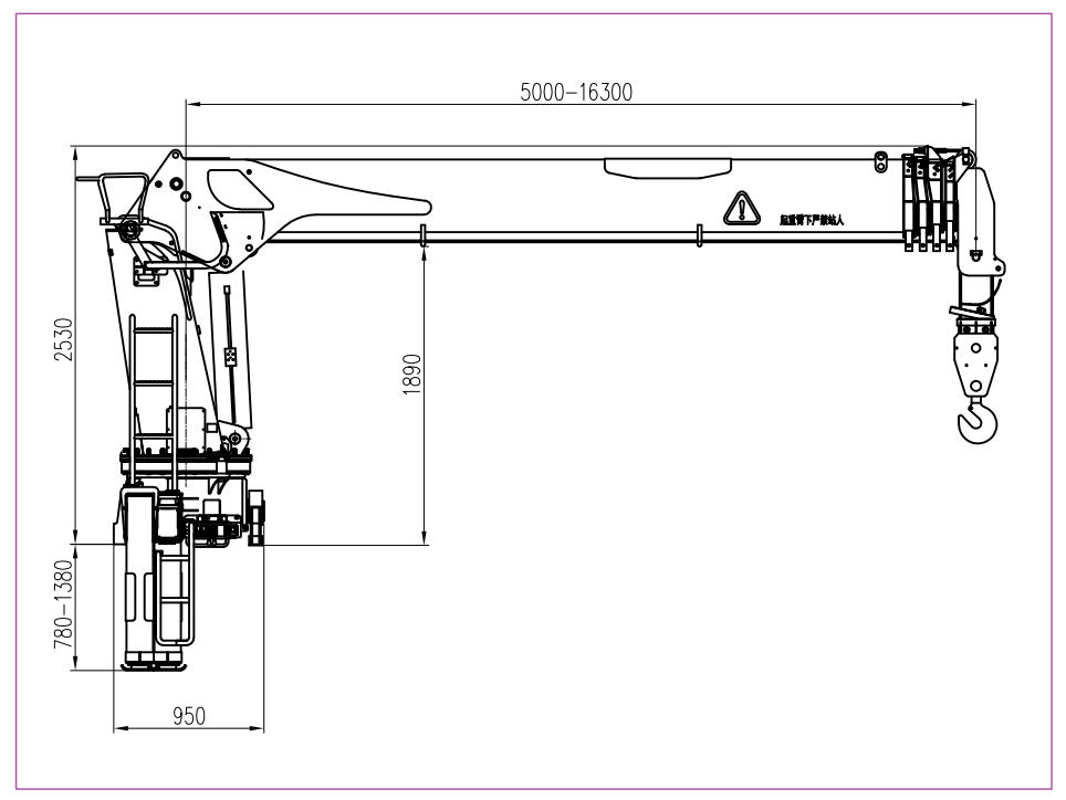 8 Ton Telescopic Mobile Crane Port SQS200U-5
