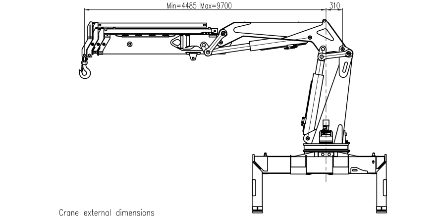 8 Ton Knuckle Boom Crane Rescue SQZ160A.3