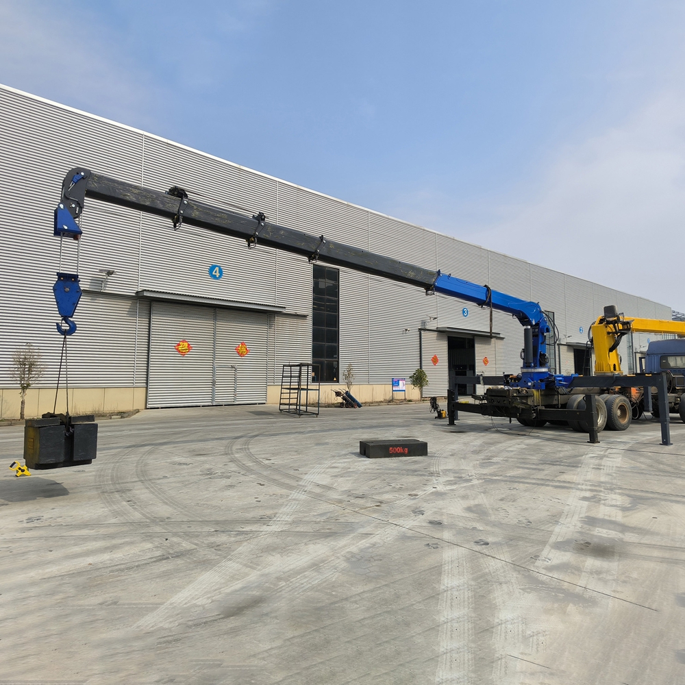 (SQS250G-5) 10 Ton Telescopic Boom Truck Loader Crane