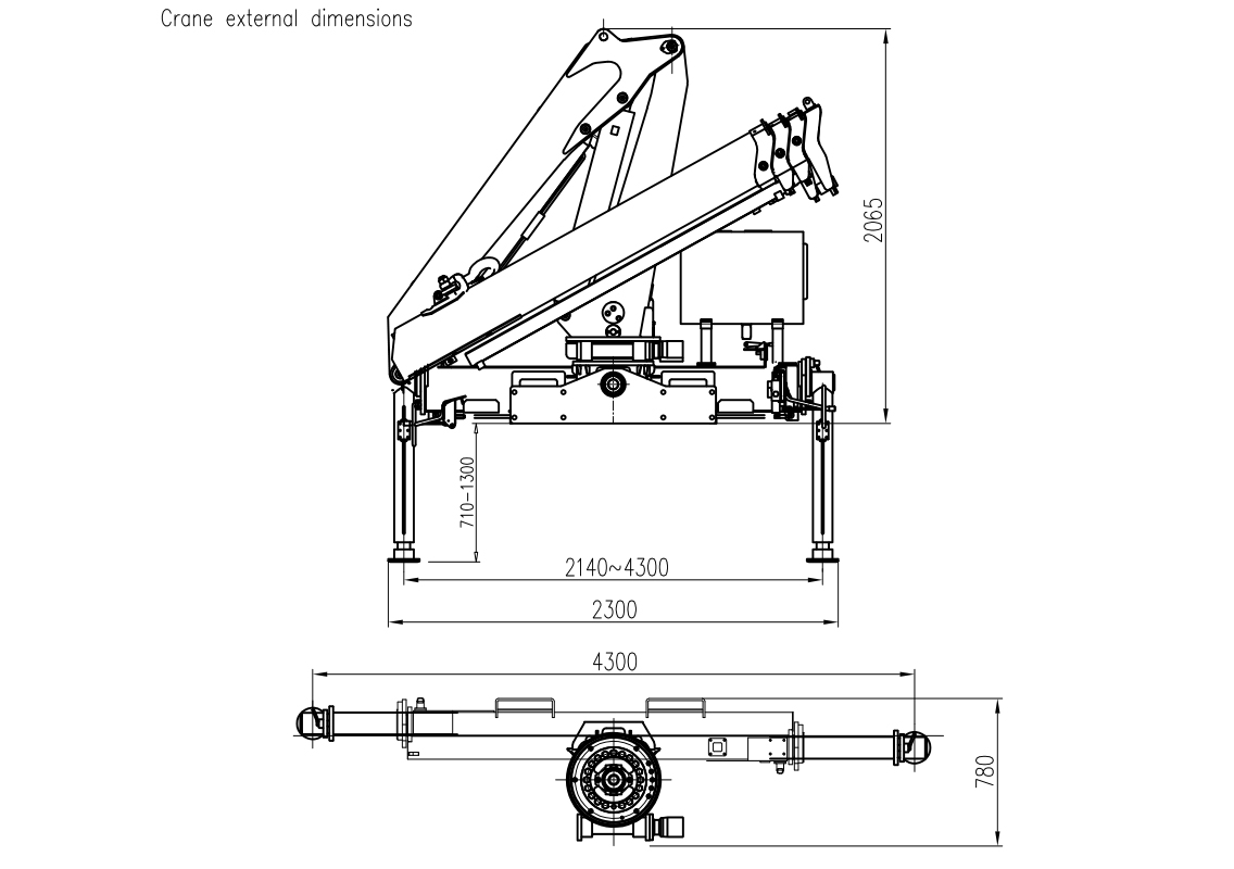 4 Ton Loader Crane Heavy Lifting SQZ84B.3