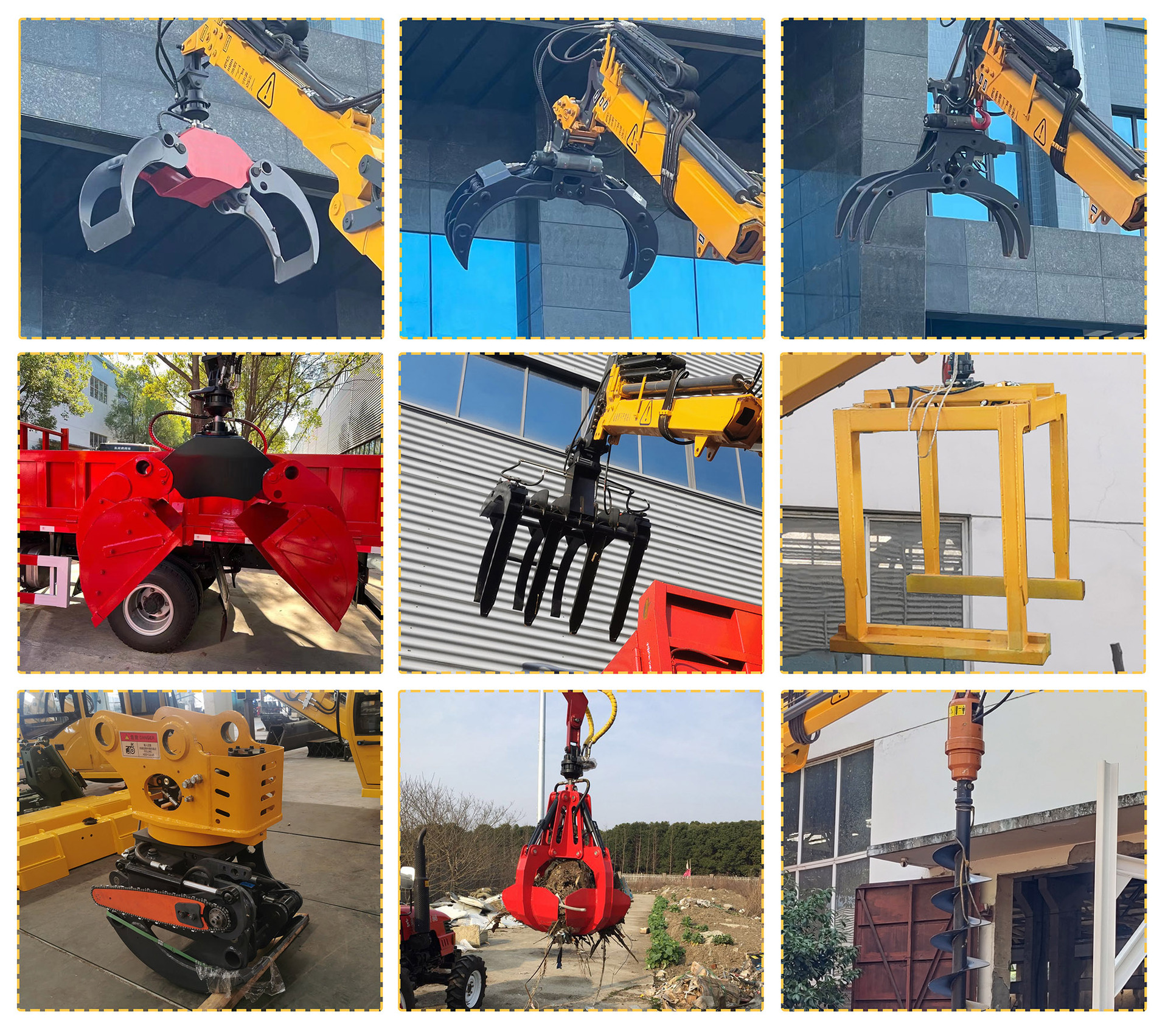 1 Ton Hydraulic Grab For Crane (ZJ018)