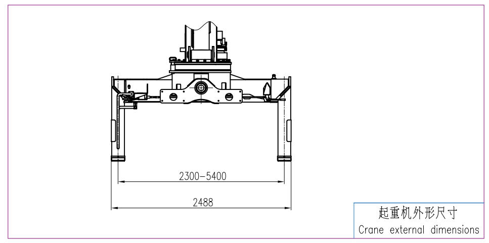 8 Ton Telescopic Boom Crane Logistics SQS200A-4