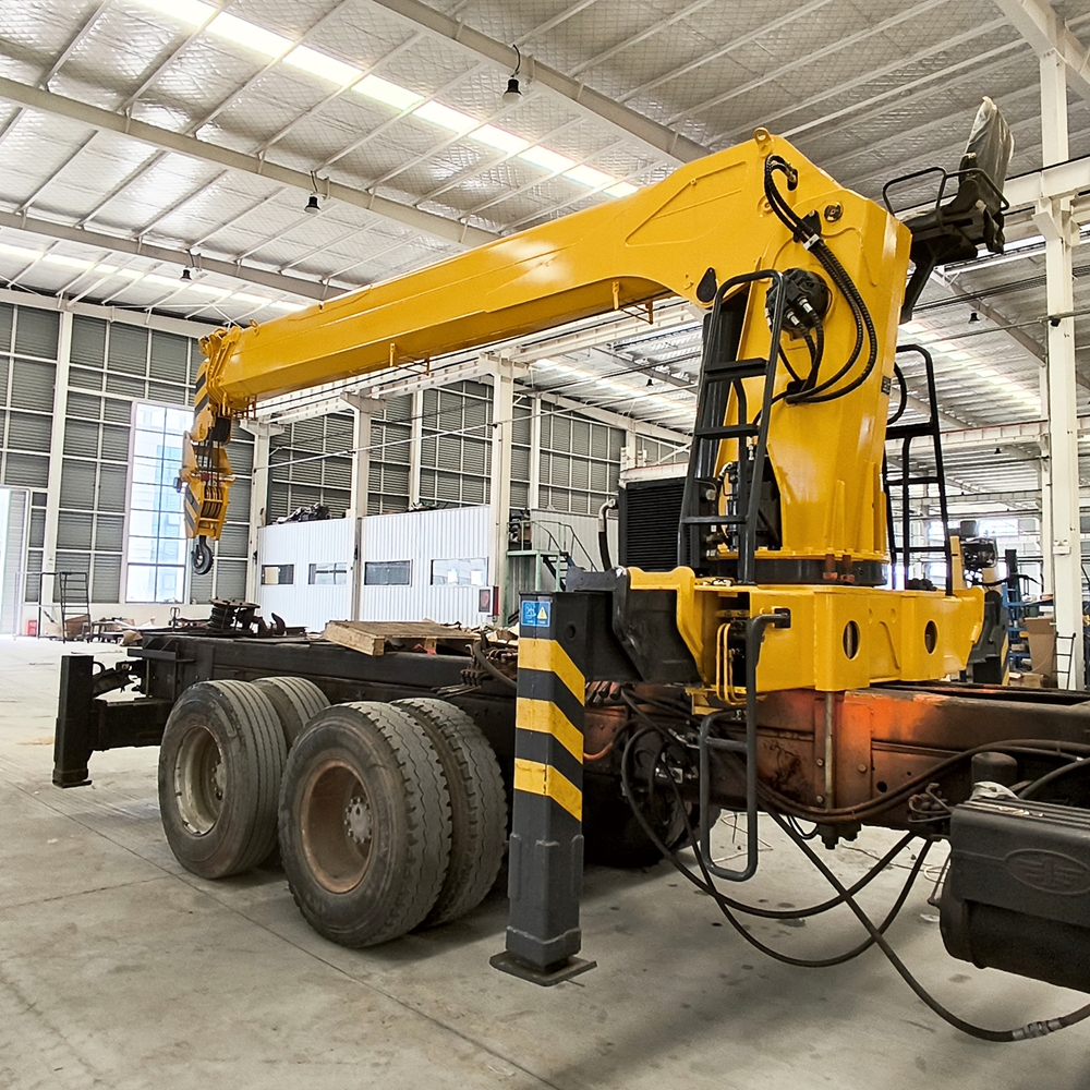 (SQS350G-5) 14 Ton Telescopic Boom Truck Loader Crane