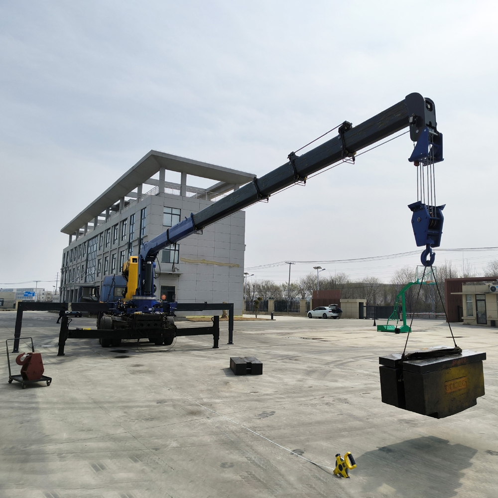 (SQS250G-5) 10 Ton Telescopic Boom Truck Loader Crane
