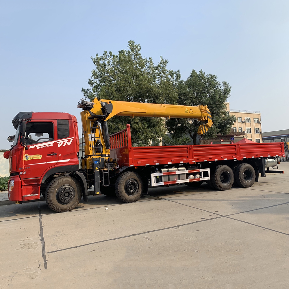 (SQS350G-5) 14 Ton Telescopic Boom Truck Loader Crane