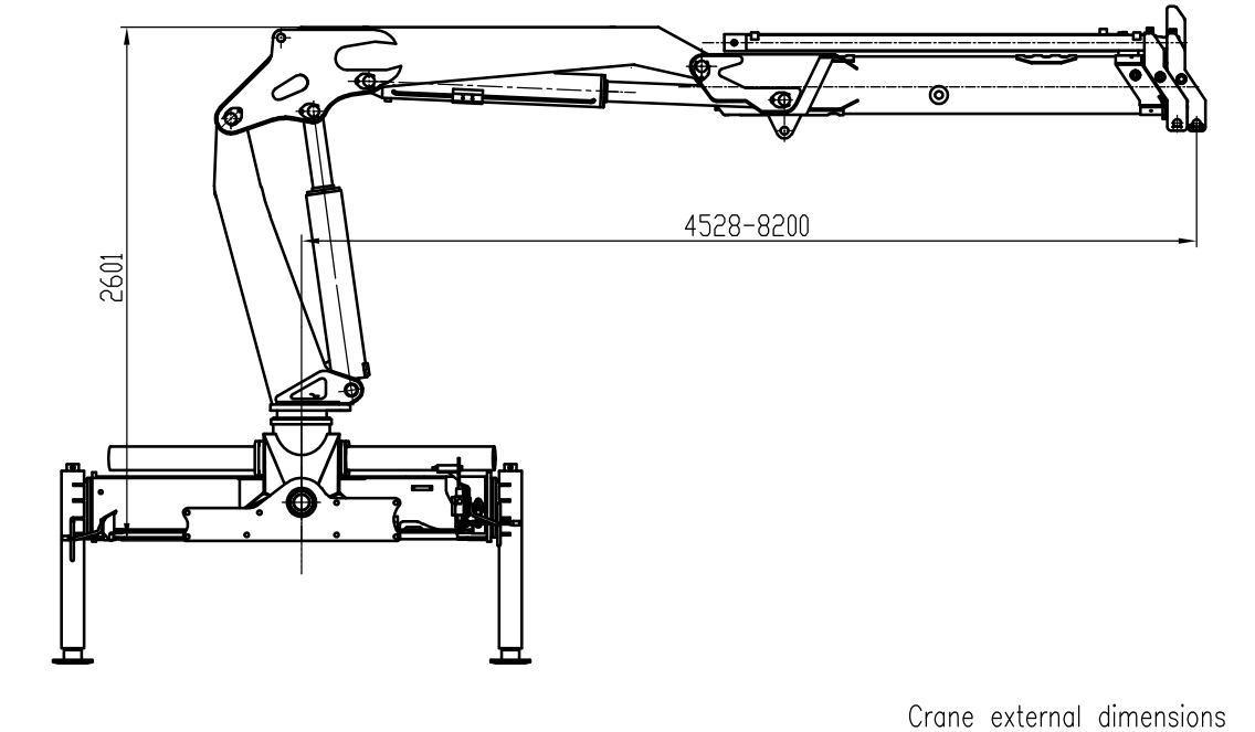 5 Ton Articulated Crane Freight Loading SQZ105A.2